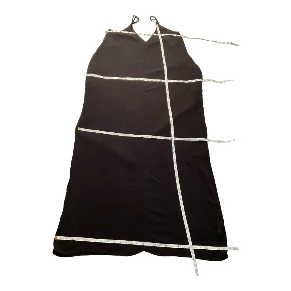 Lovestitch Women’s Black Long Spaghetti Sleeve Maxi Dress  S/M - Picture 12 of 15
